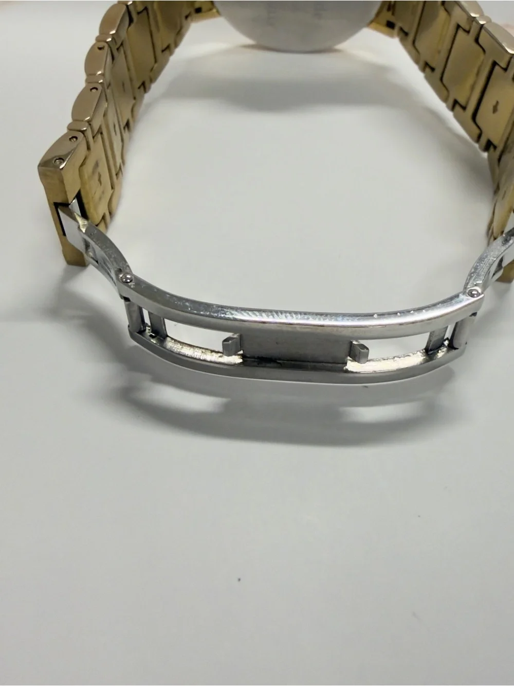 Kate Spade Gramercy Grand Gold Bracelet Watch White Dial